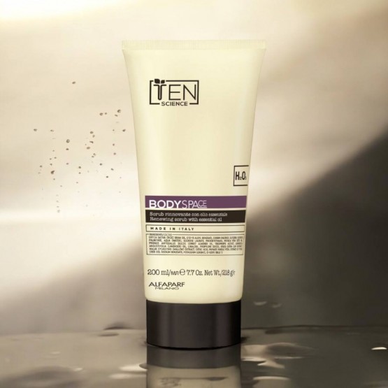 Ten Science Body Space Scrub - Оновлюючий скраб для тіла з ефірною олією Лаванди, 200 мл